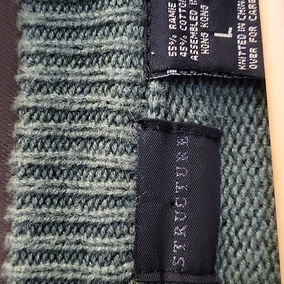 Vintage Structure "Y2K Mason Spellout" Embroidered Sweater (L) - Picture 5 of 7